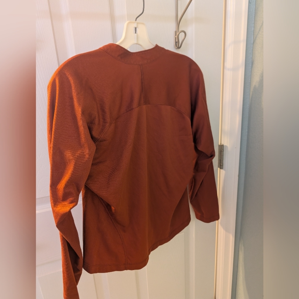 Arcteryx Burnt Orange Quarter-Zip Pullover - Picture 2 of 4